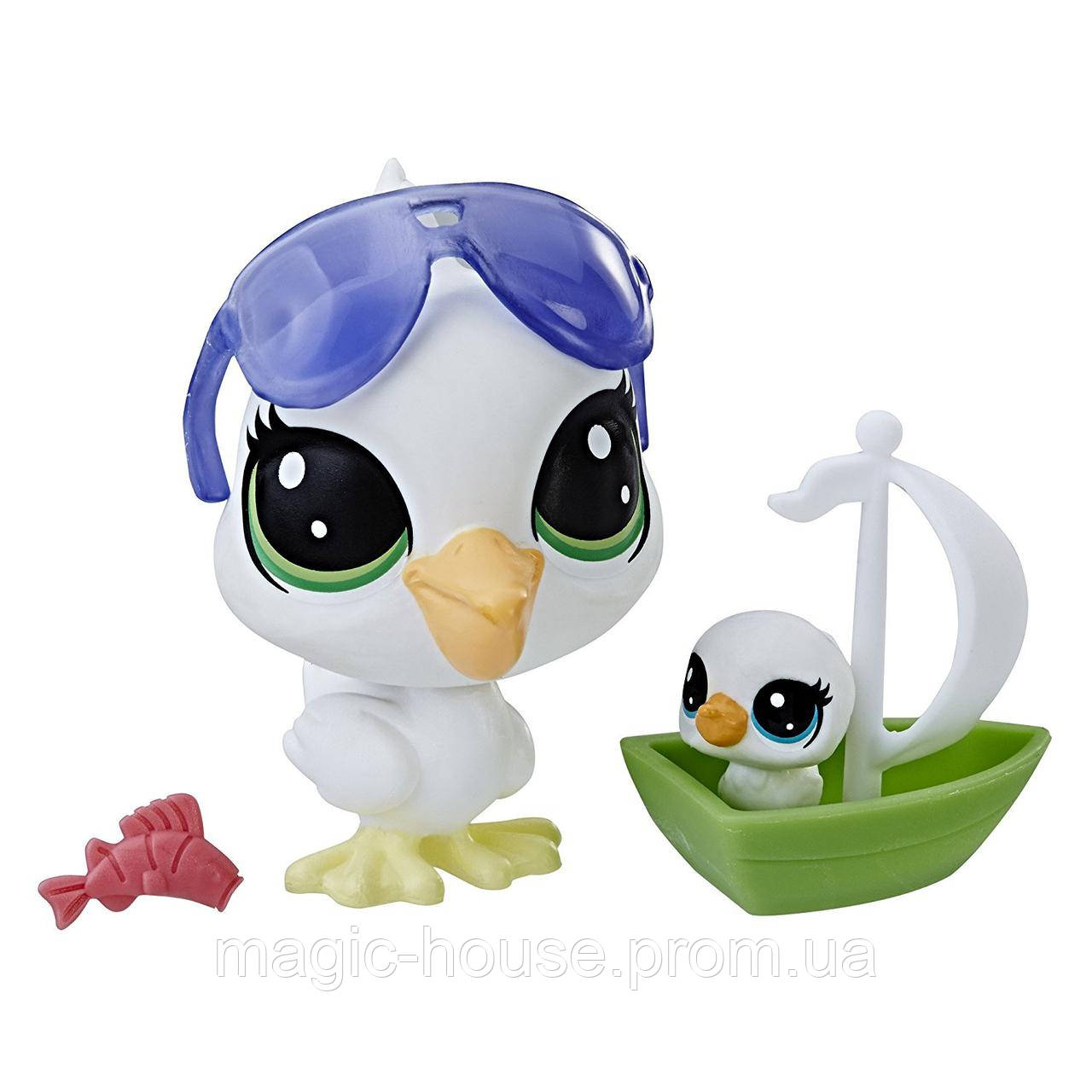 Littlest Pet Shop Домашні тварини Пелікан Бланч і Дейзі Лител пет шоп Pet Pair (pelicans)