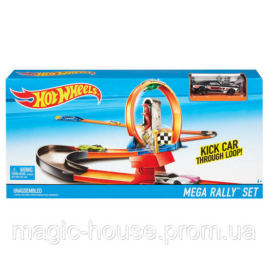 Трек Хот Вілс Мега Раллі Hot Wheels Mega Rally Track Set