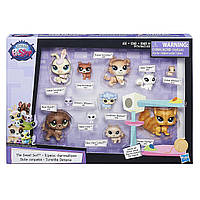 Littlest Pet Shop Маленький зоомагазин набор 11 зверюшек с котиком The Sweet Sort