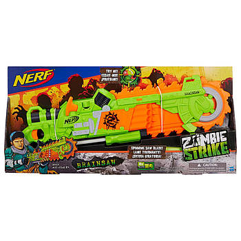 Бластер Nerf Зомбі Страйк Бензопила Zombie Strike Brainsaw Blaster