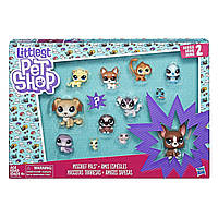 Игровой набор Littlest Pet Shop Маленький зоомагазин 13 зверюшек Призрачные приятели Mischief Pals