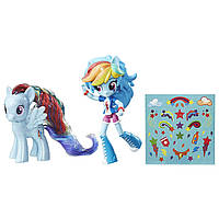 Набор My Little Pony куколка Рейнбоу Дэш и пони Elements of Friendship Rainbow Dash