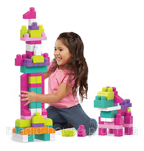 Купити Конструктор компанії Мега Блокс 80 деталей Рожевий MEGA BLOKS ...