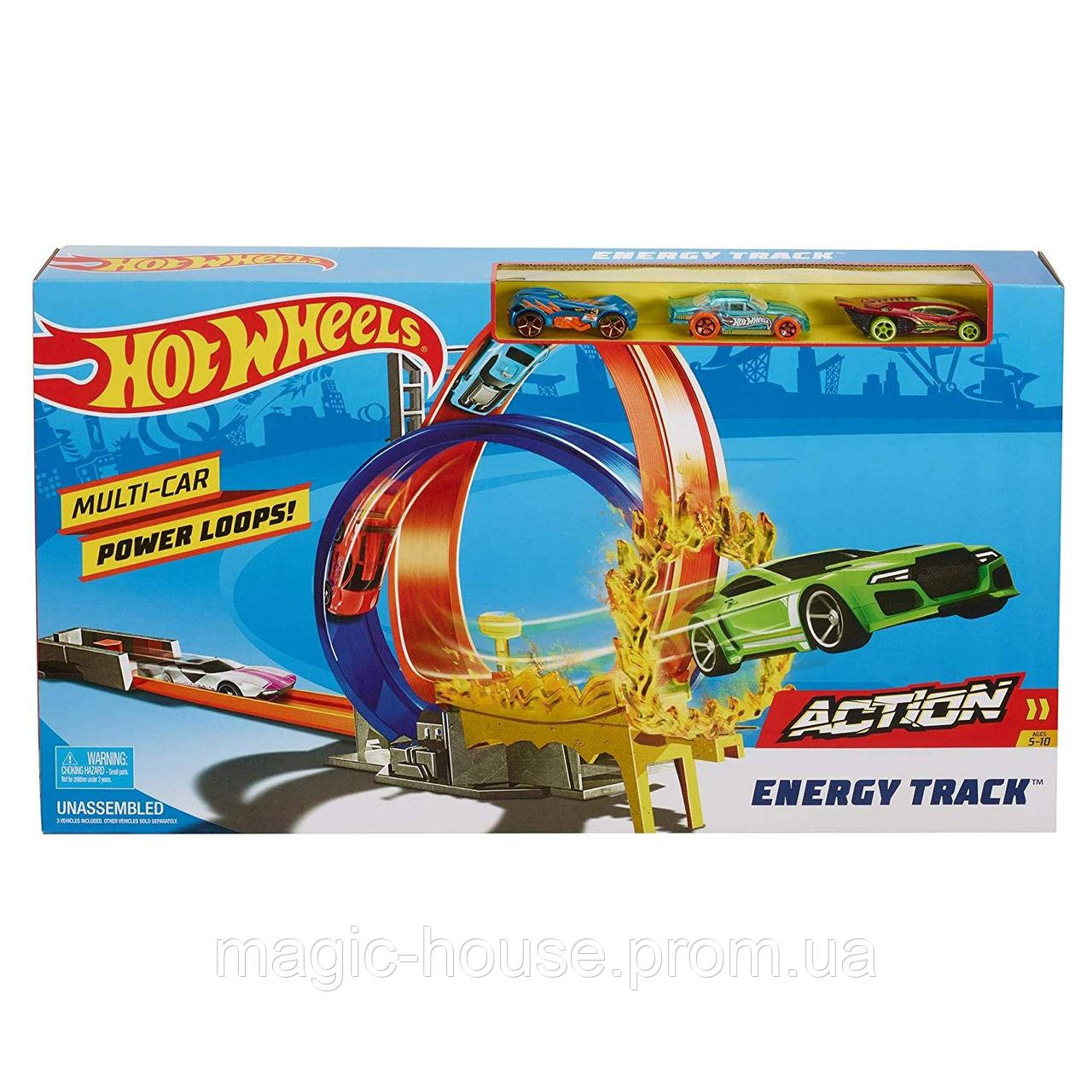 Трек Хот Вілс Подвійна Петля Енергетичний Вибух HOT WHEELS ENERGY TRACK