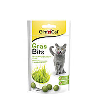 Ласощі Gimcat GrasBits для кішок з травою, 60 шт