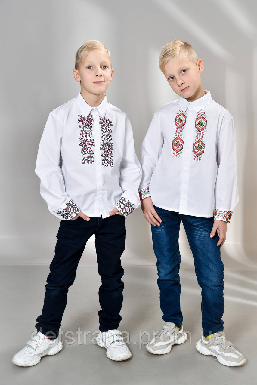 Дитяча сорочка вишиванка українська для хлопчика