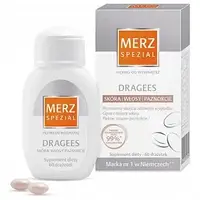 Merz Spezial Dragees Специальное Драже Мерц Витамины Для Кожи Волос Ногтей 60 шт Merz Pharmaceuticlas Германия