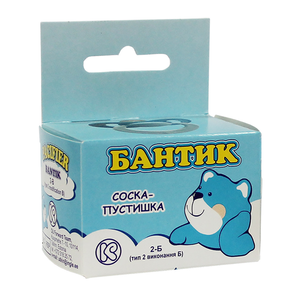 Соска-пустушка "Бантик" Київгума (4823060800320)