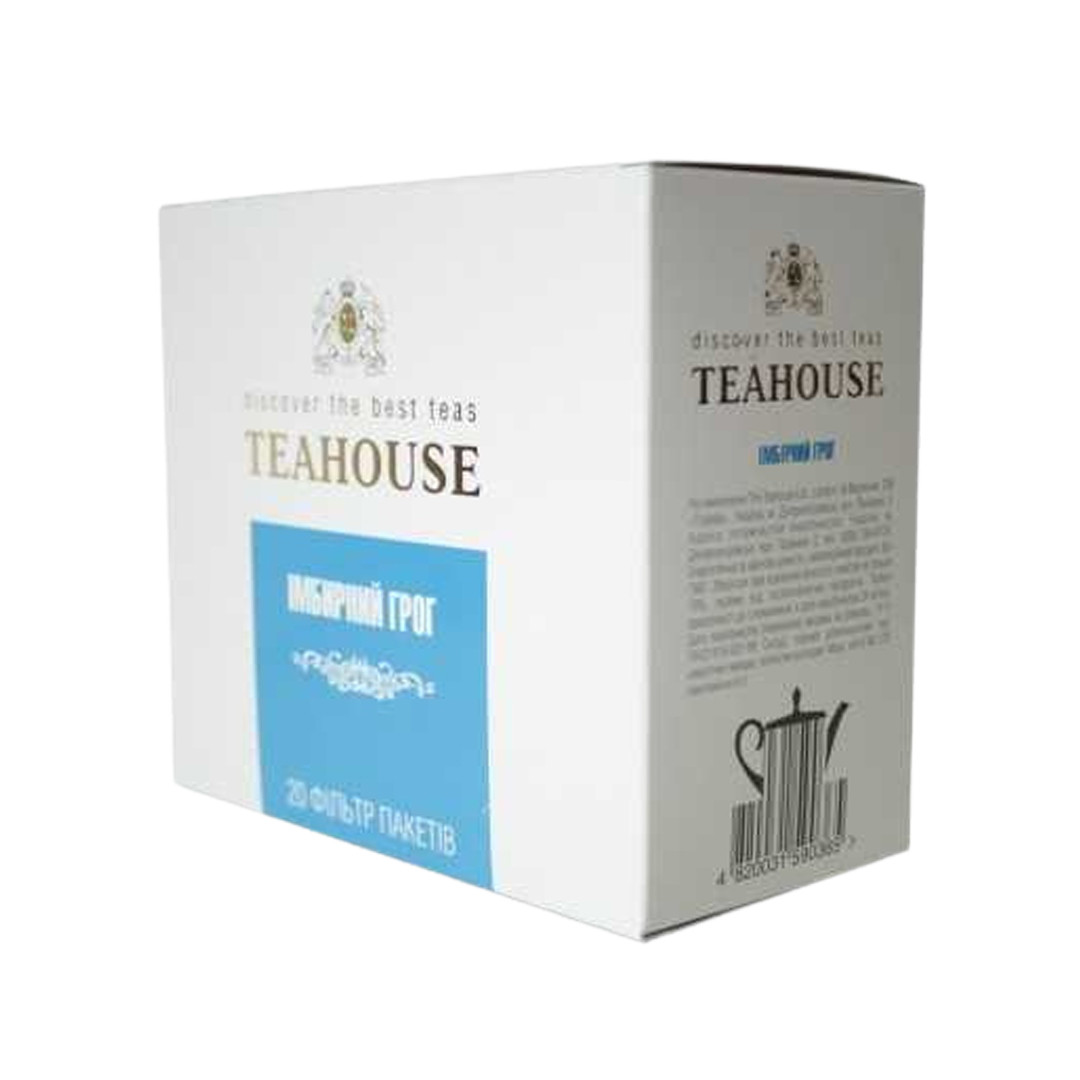 Чай пакетований Teahouse для заварників гранпак Імбирний грог 20 шт.