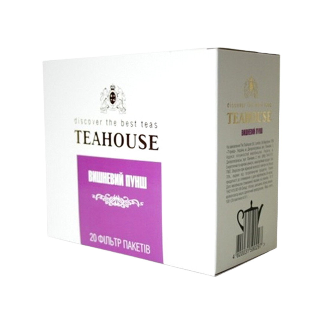 Чай пакетований Teahouse для заварників Granпак Вишневий пунш 20 шт.