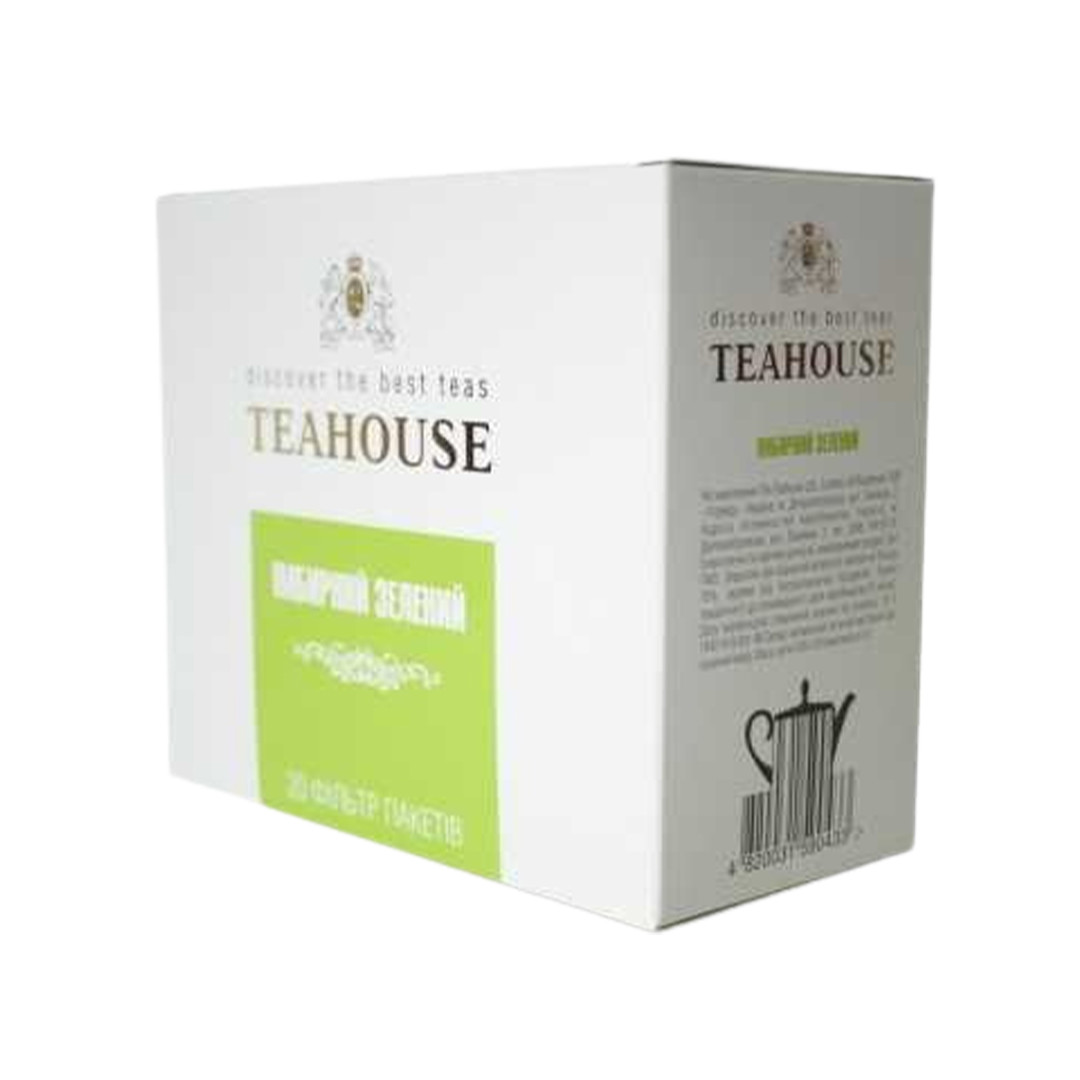 Чай пакетований Teahouse для заварників Granпак імбирний зелений 20 шт.