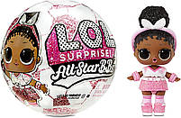Лялька L.O.L. Surprise! All-Star B.B.s Sports Series 3 ЛОЛ Сюрприз Футболістки рожева куля 572671, фото 8