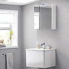 Дзеркальна шафа ЮВВІС у ванну кімнату 60 см ЕЛЬБА з підсвіткою, фото 2