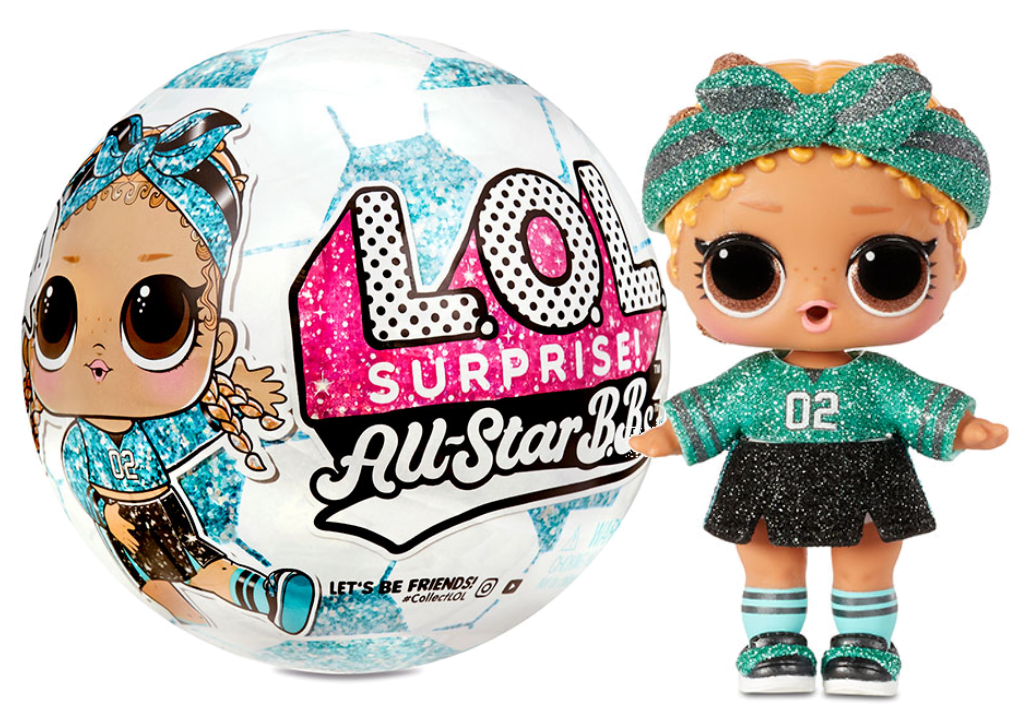 Лялька L.O.L. Surprise! All-Star B.B.s Sports Series 3 ЛОЛ Сюрприз Футболістки бірюзова куля 572671