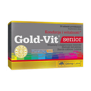 Комплекс вітамінів і мінералів OLIMP Gold-Vit Senior Олімп (30 tab)