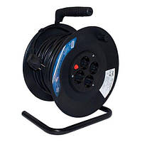 Подовжувач електричний на котушці 15 м/ 1.5 мм2 4 гнізда BEMKO B16-DG-4ZRS05-15 (Польща)