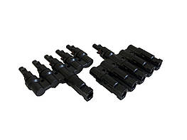 Конектор сонячний MC4 5 в 1 - для сонячних батарей