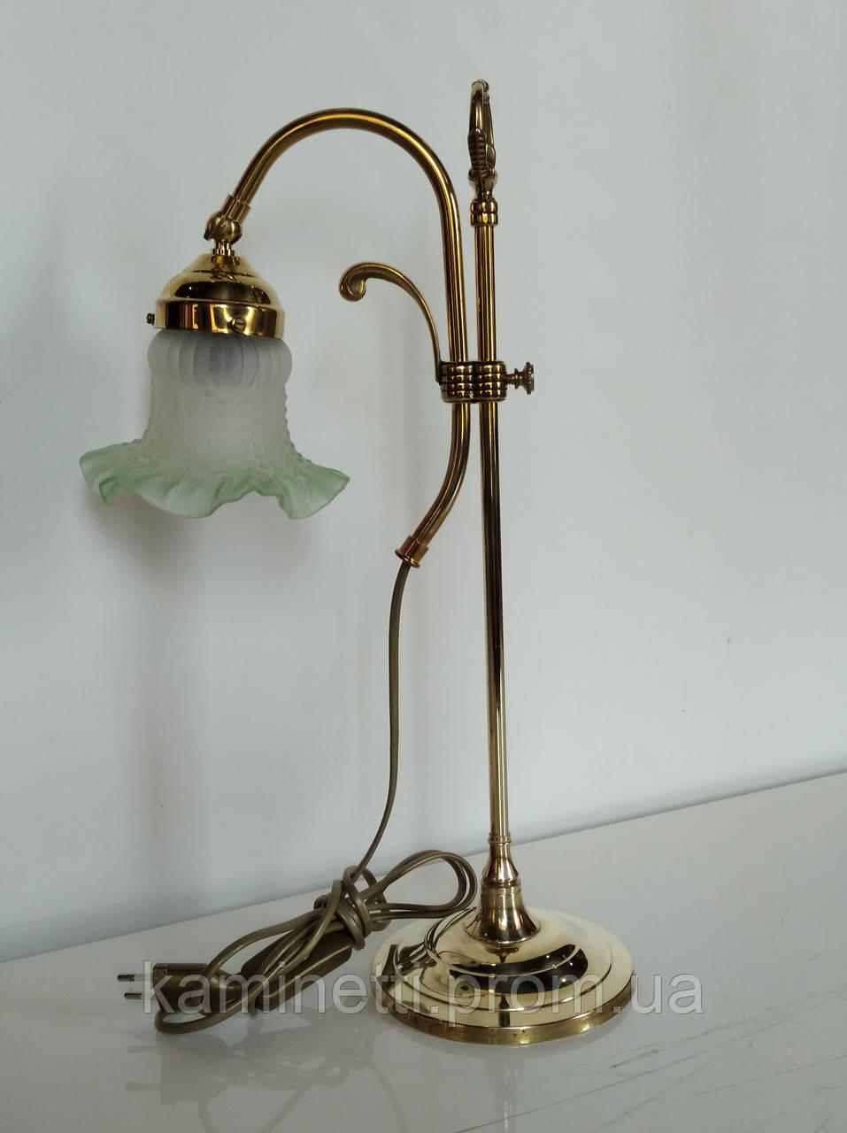 Лампа настільна латунь Італія Stilars 212