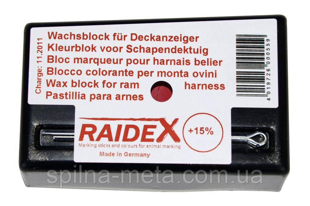 Крейда воскової Raidex для маркування вівцематок червоний