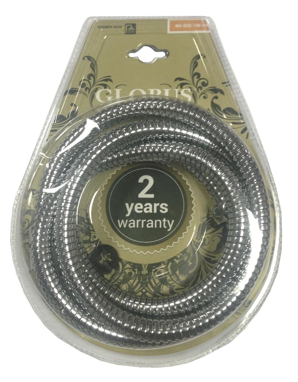 Душовий Шланг Globus Lux NH-02D-175 колір хром, фото 1