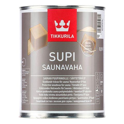 Тонуючий захисний віск Supi Saunavaha 0,9л для лазні та сауни, фото 1