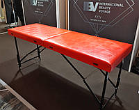 Масажний стіл для майстра "Економ Comfort Plus" кушетка косметологічна для майстра з регульованою висотою
