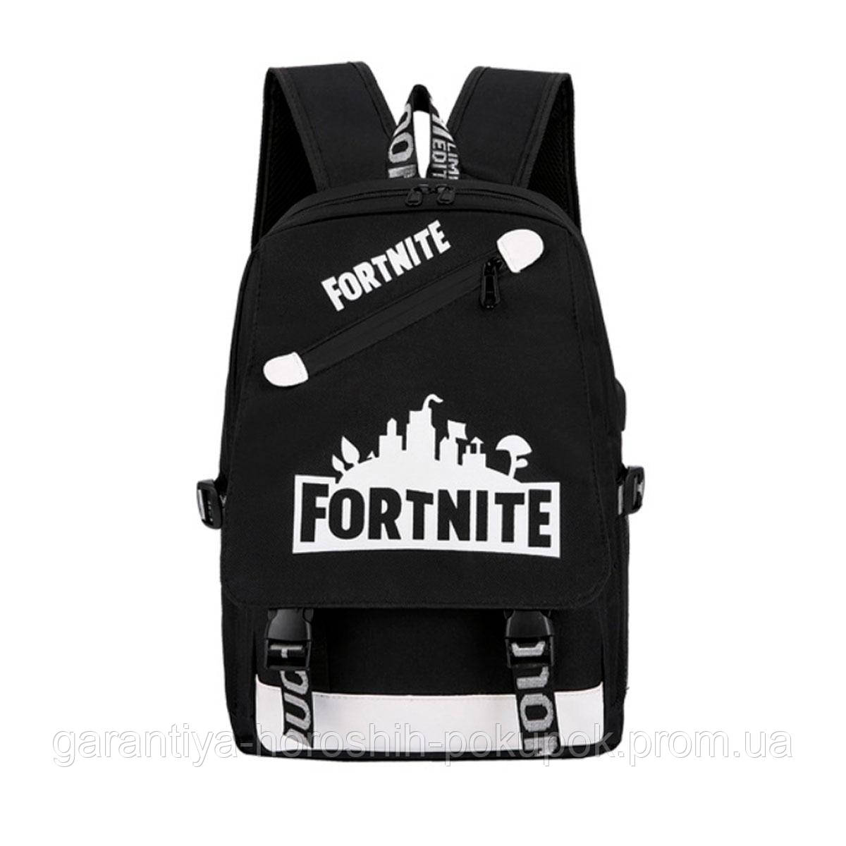 Рюкзак школьный для подростка Backpack Fortnite рюкзак городской черный фортнайт для подростка (GA) - фото 1 - id-p1456477426