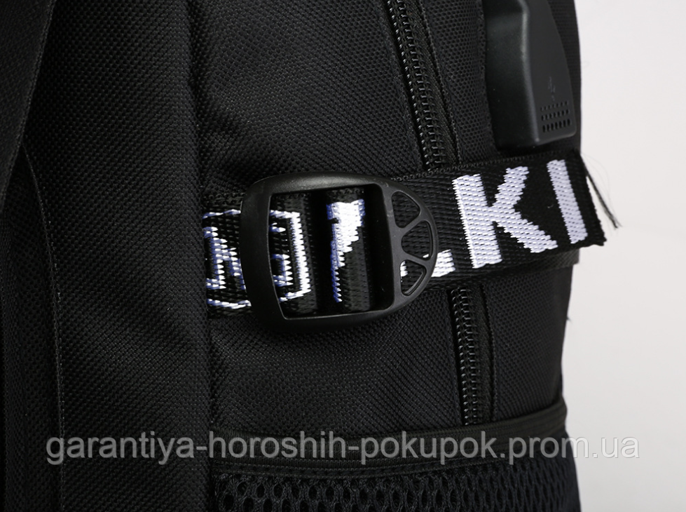 Городской черный для подростка Backpack школьный рюкзак, портфели в школу для девочки, для мальчика (GA) - фото 4 - id-p1456477428