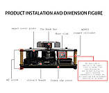 Підсилювач звуку 2х100 Вт, живлення 5-24 В, Bluetooth 5.0, модель XY-AP100L, фото 3