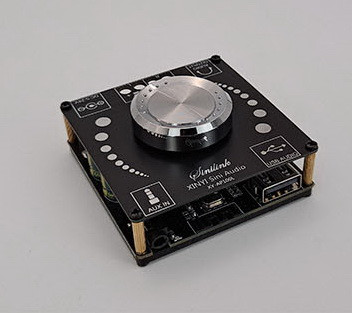 Підсилювач звуку 2х100 Вт, живлення 5-24 В, Bluetooth 5.0, модель XY-AP100L, фото 1