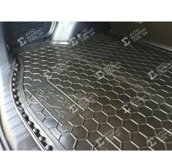 Коврик в багажник Toyota RAV4 IV (2013-2018) (с докаткой) (Avto-Gumm) - фото 4 - id-p1343787984