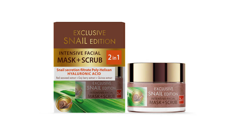 Маска-скраб для обличчя Exclusive Snail Edition від Arsy Cosmetics 50 мл, фото 2