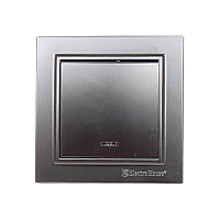 Вимикач із підсвіткою Enzo Срібний камінь