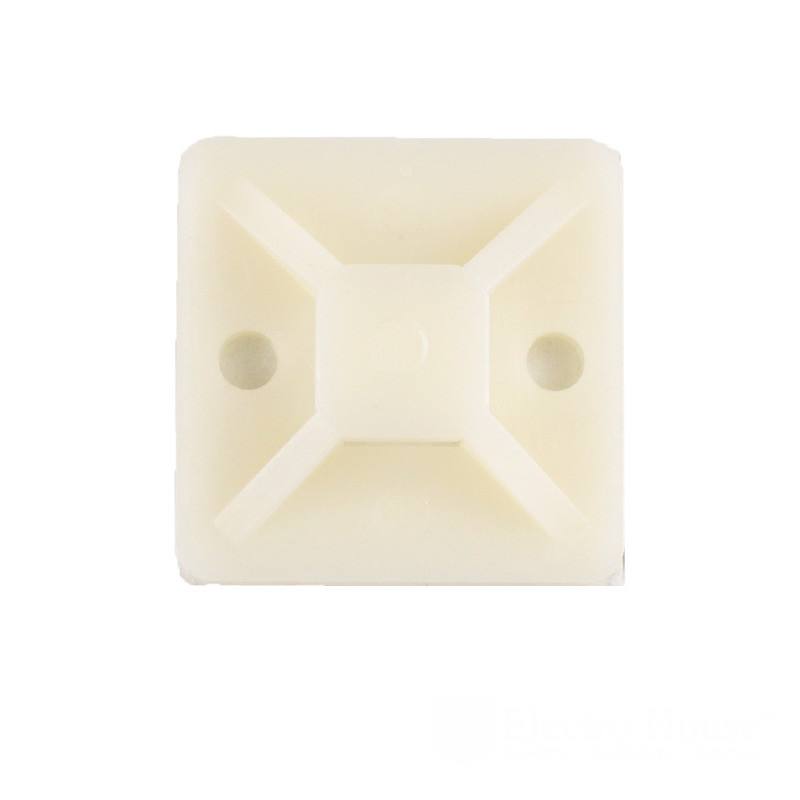 Майданчик для стягування самокл. 20х20 мм 50 шт./пач. Білий