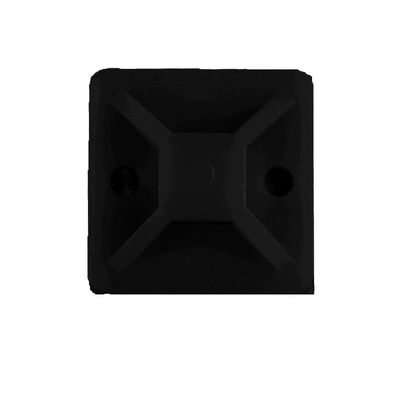 Майданчик для стягування самокл. 20х20 мм 50 шт./пач. Чорний