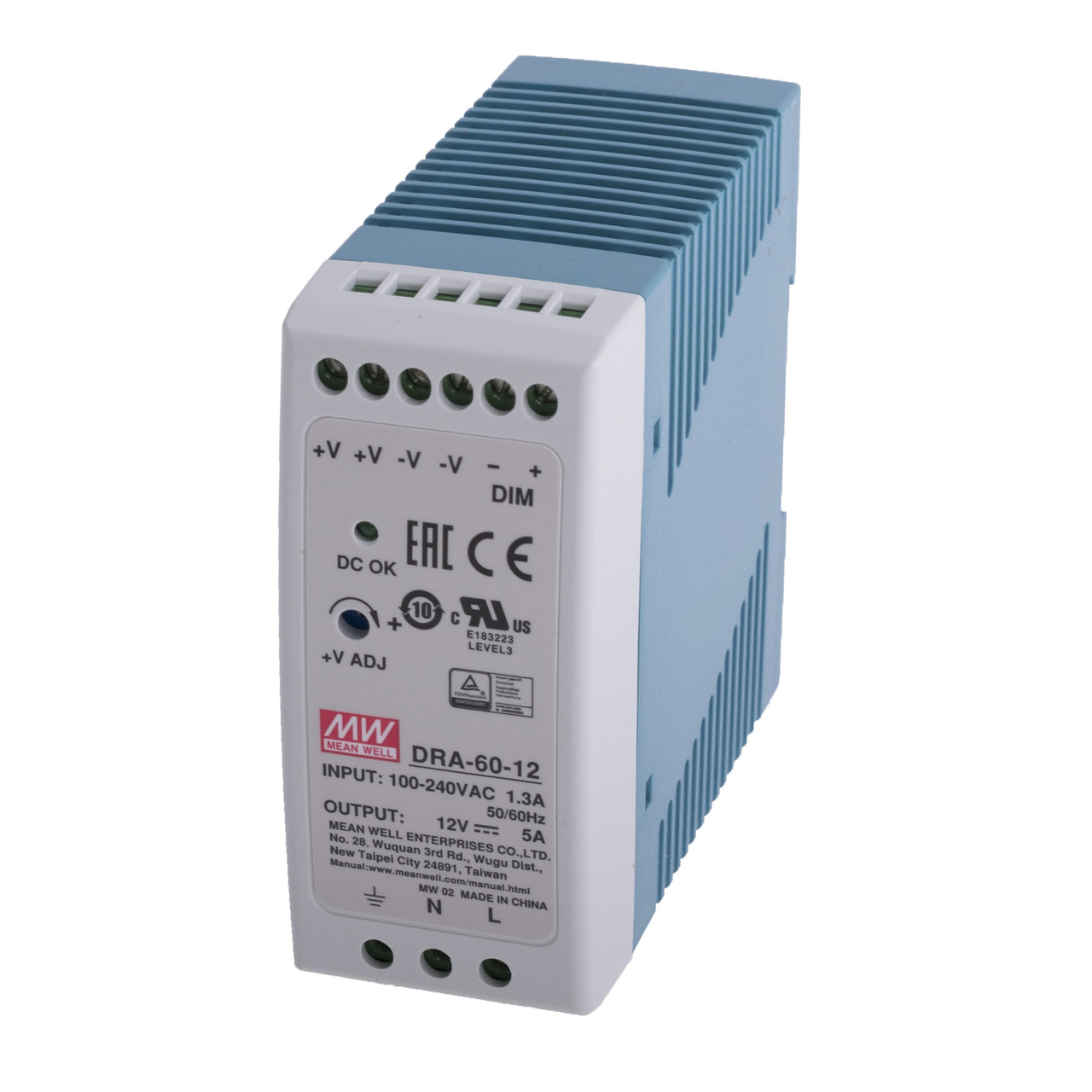 Блок живлення негерметичний MEAN WELL SE 600Вт 24В