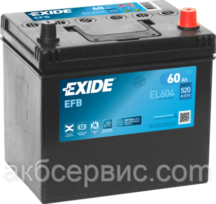 Акумулятор автомобільний Exide EL604