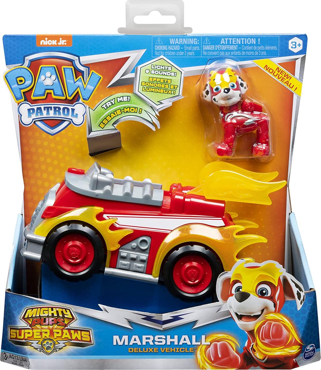 Спасательный автомобиль Маршала Spin Master (звук, свет), "Щенячий Патруль: Мегащенки" - Mighty Pups, Marshall - фото 5 - id-p1007573745