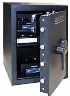 Сейф зламостійкий Griffon CLE I.55.ET BLACK (ВxШxГ:550x435x393), 1 клас сейф від зламу сейф для грошей