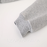 Кофта чоловіча Jordan спортивна трикотажна, Світшот Реглан з принтом Джордан (маленьке лого) Батник, Светр, фото 3