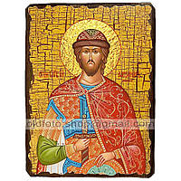 Икона Александр Невский Святой Благоверный Князь ,икона на дереве 130х170 мм