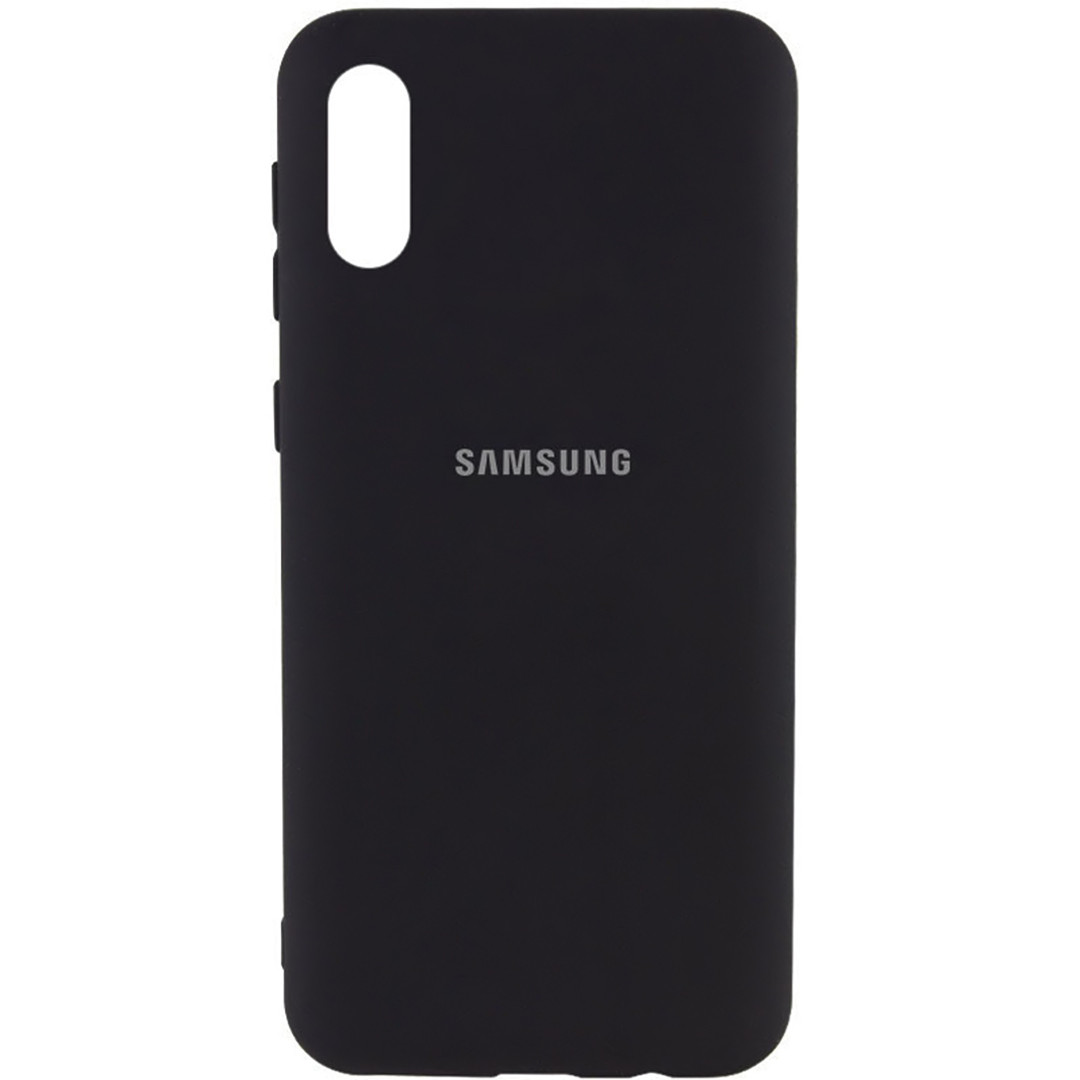 Силіконовий чохол для Samsung Galaxy A02 (sm-a022) | My Colors | чорний | мікрофібра всередині