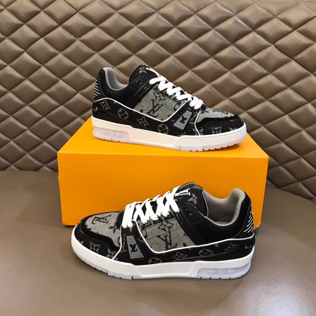 Кеди Louis Vuitton Trainer денім (Луї Віттон)