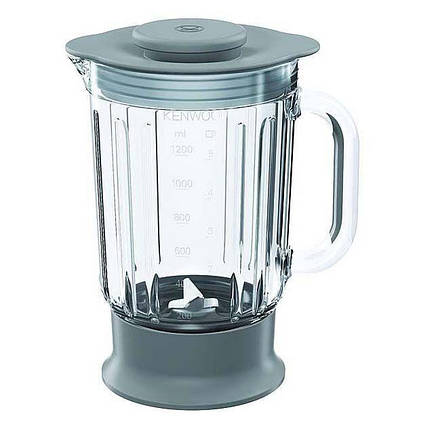 Чаша блендера скляна 1200ml до кухонного комбайну Kenwood KW715833, фото 1