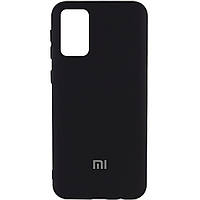 Силіконовий чохол для Xiaomi Redmi 9T | My Colors | чорний | мікрофібра всередині