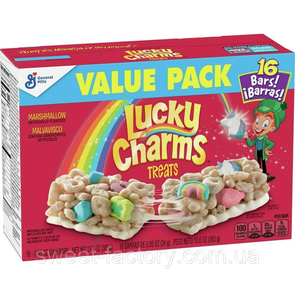 Батончики Lucky Charms 16s 385g - фото 1 - id-p1456547692