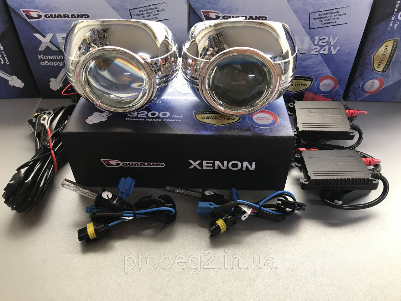 Біксенонові лінзи 3 дюйми Guarand і ксенон H1 4300 k 12 v з блоками slim Foshan
