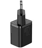 Зарядний пристрій Baseus 20W Super Si USB-C (TZCCSUP-B01) Black, фото 6