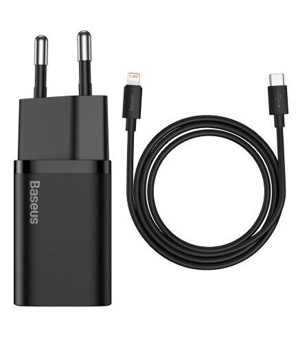 Зарядний пристрій Baseus 20W Super Si USB-C (TZCCSUP-B01) Black