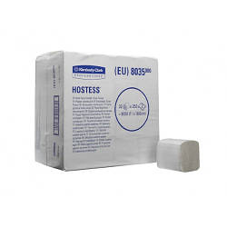Туалетний папір в листах Hostess (2 шари 250 л.) білий Kimberly-Clark